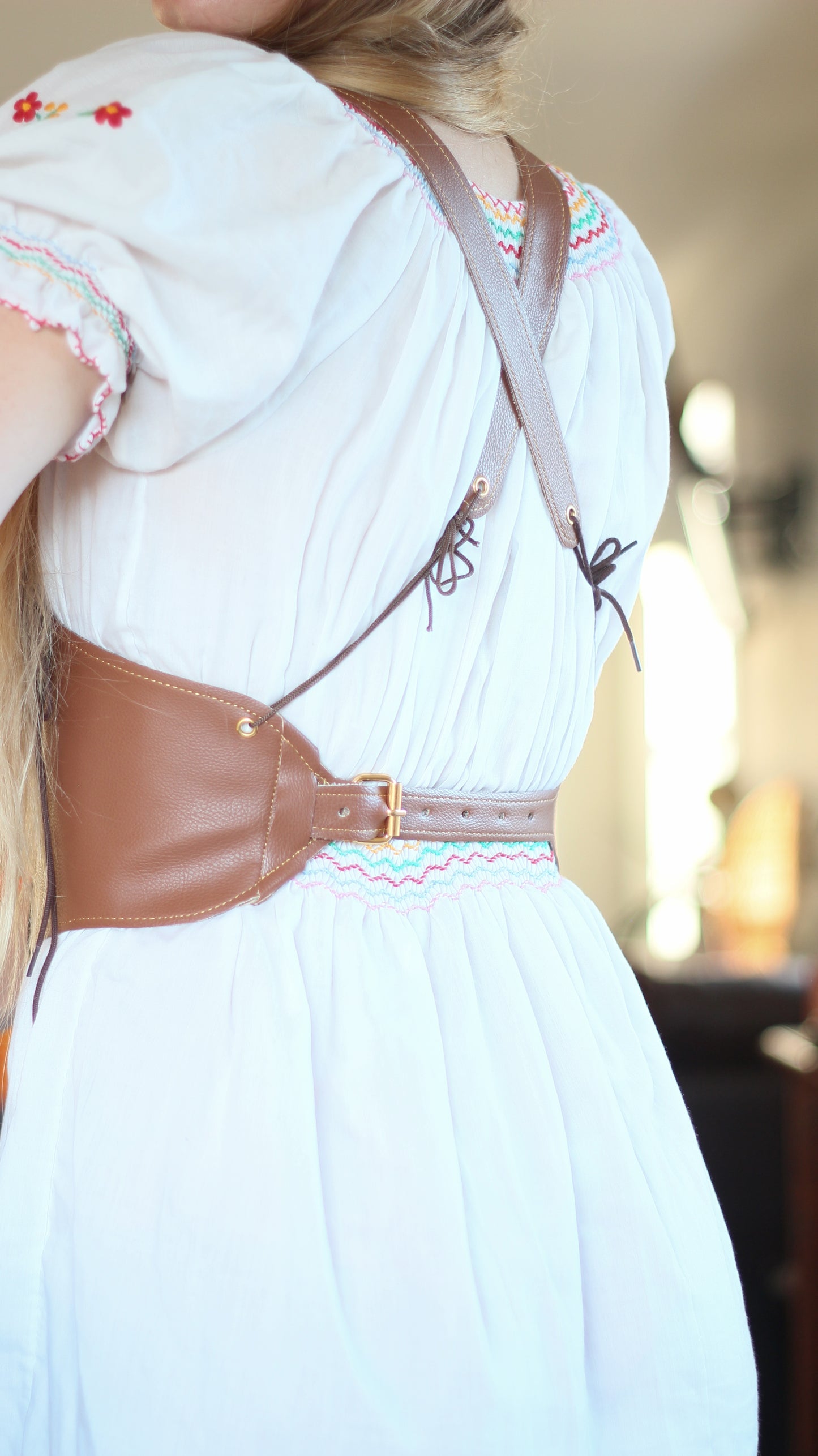 Kyramade vegan leather sisters of the moon butterfly harness