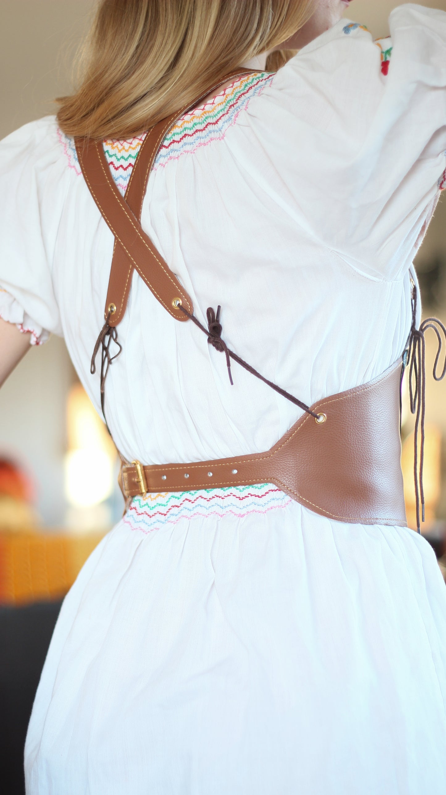 Kyramade vegan leather sisters of the moon butterfly harness