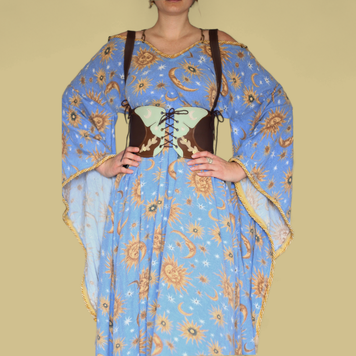 Kyramade vegan leather luna moth harness