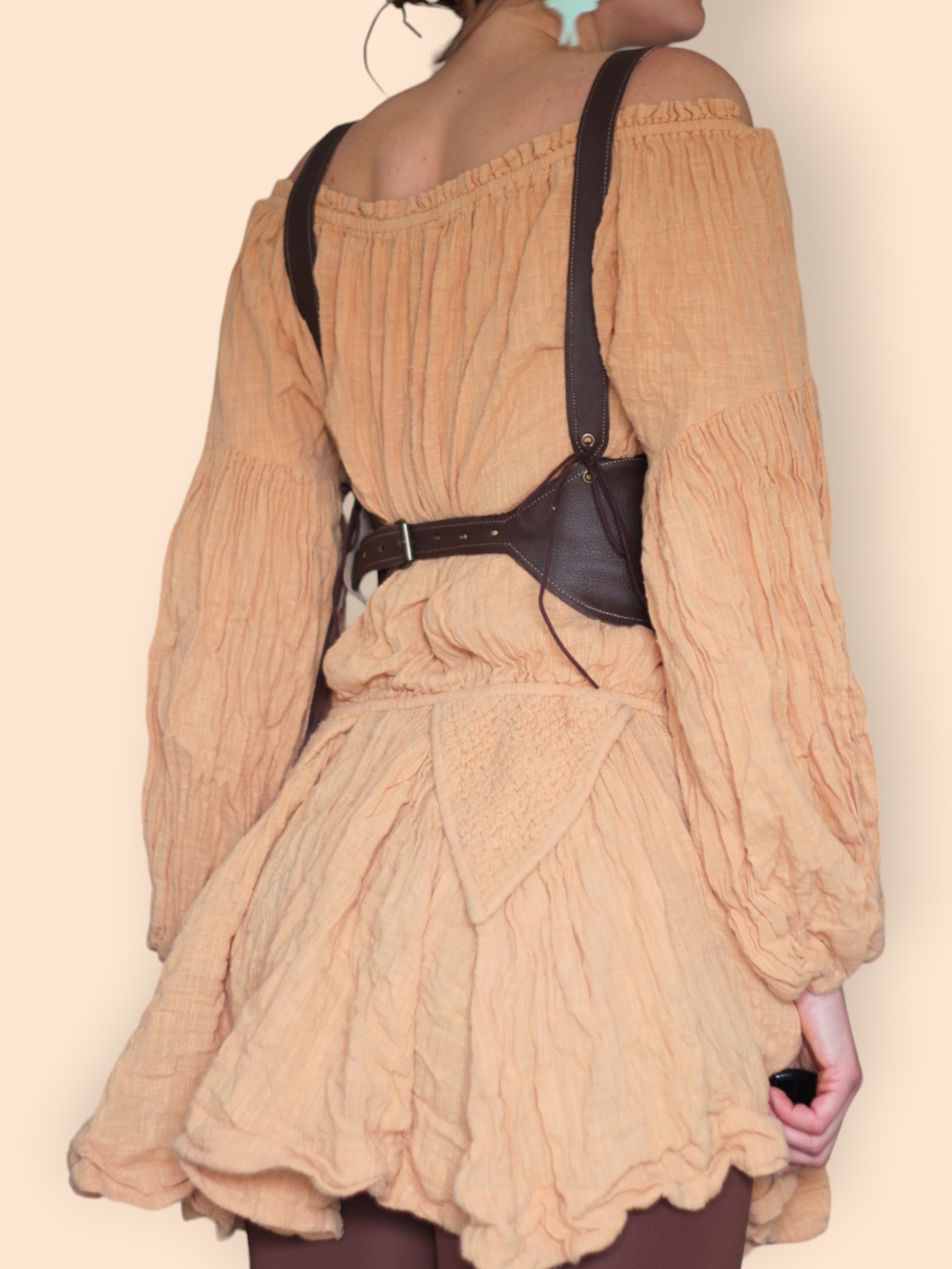 Kyramade vegan leather luna moth harness