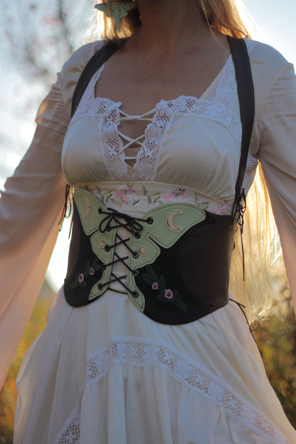 Kyramade vegan leather original luna moth harness