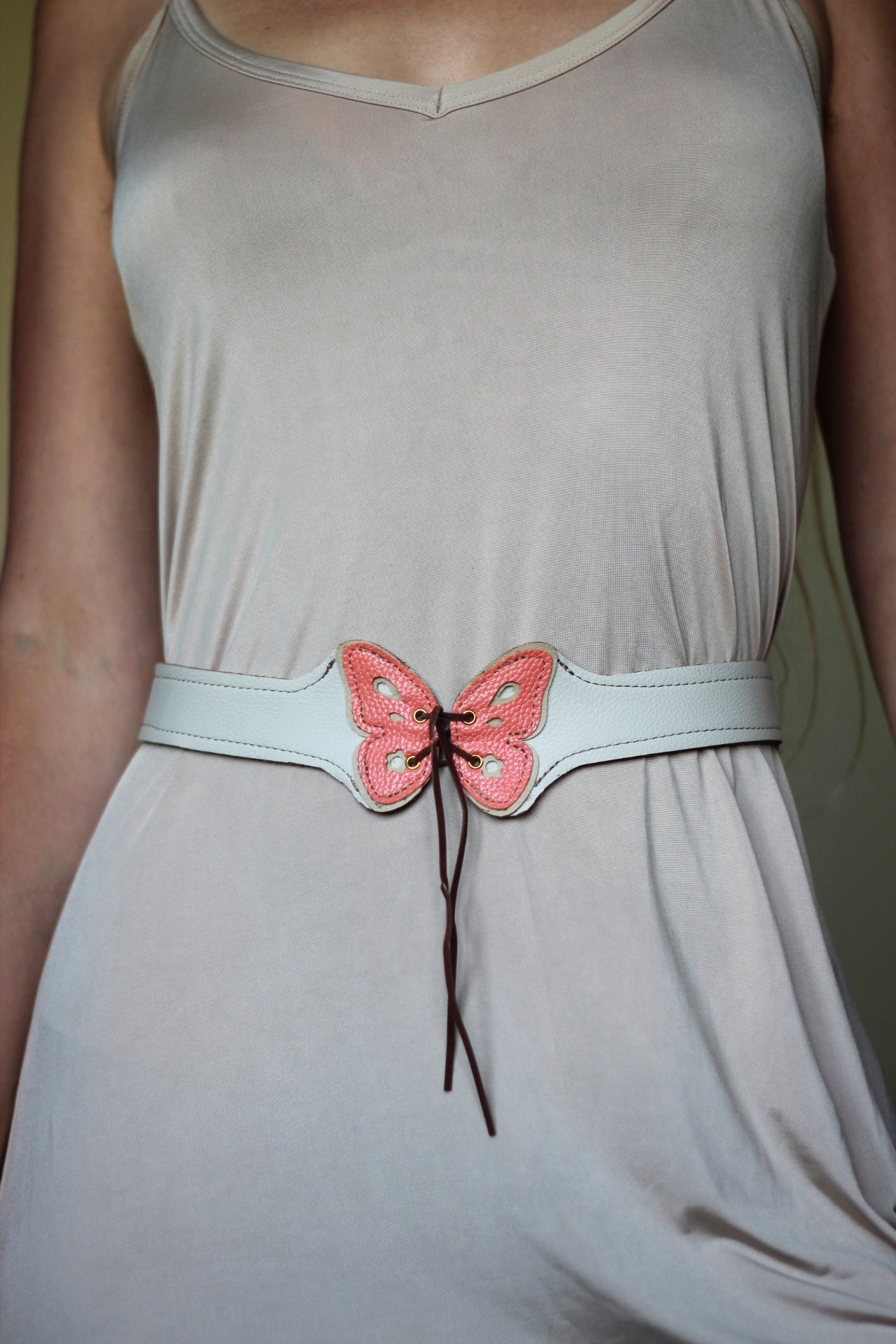 Kyramade vegan leather Mini butterfly belt