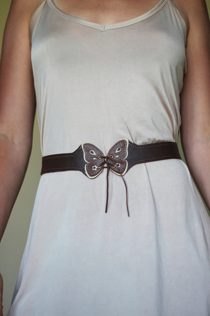 Kyramade vegan leather Mini butterfly belt