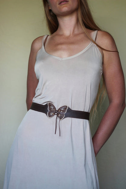 Kyramade vegan leather Mini butterfly belt